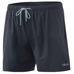 HUK Men's Pursuit 5.5 Volley Swim Trunks, Medium, Volcanic Ash